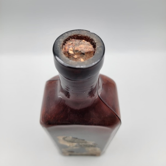 Antique Ferrol Cod Liver Oil Bottle, National Ferrol Co Toronto, Amber Glass - Picture 4 of 13
